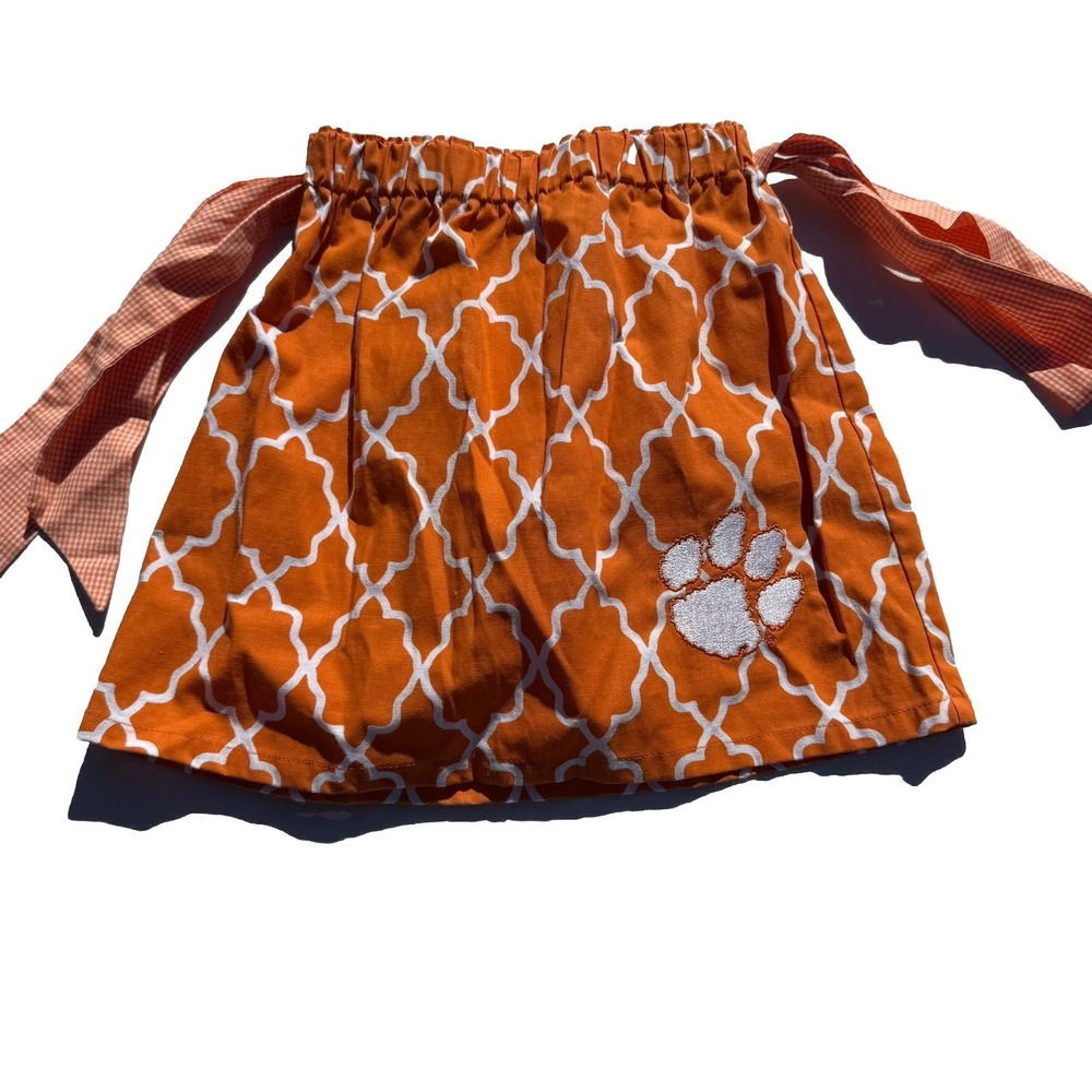Vive La Fete Clemson University Girls 5T Skirt Tiger Paw
